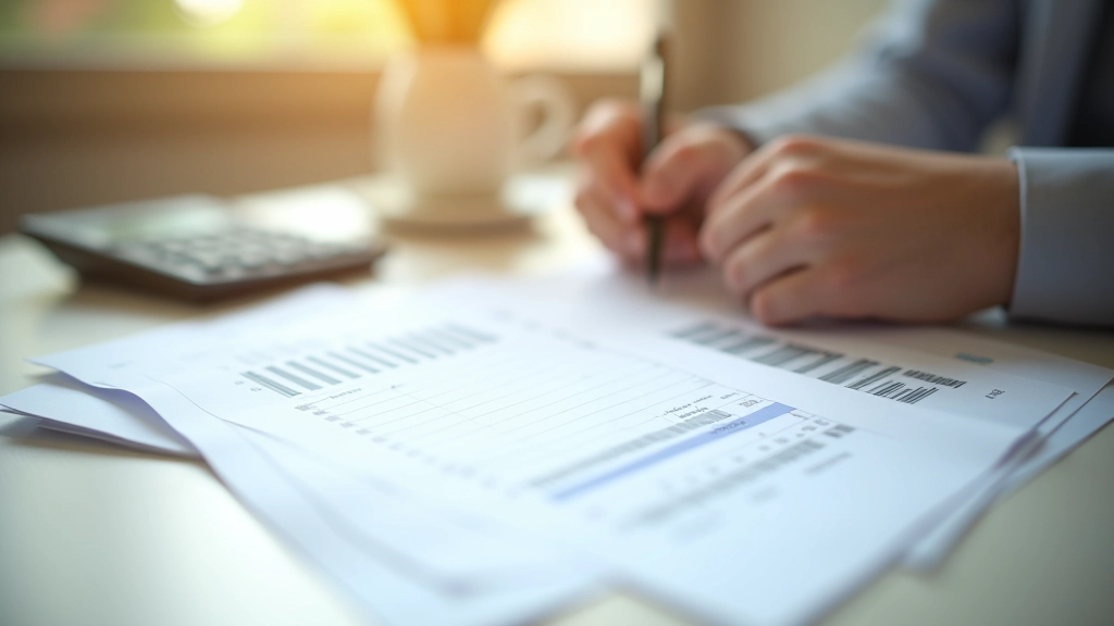 Tableau de budget mensuel automobile avec calculatrice et stylo sur bureau professionnel