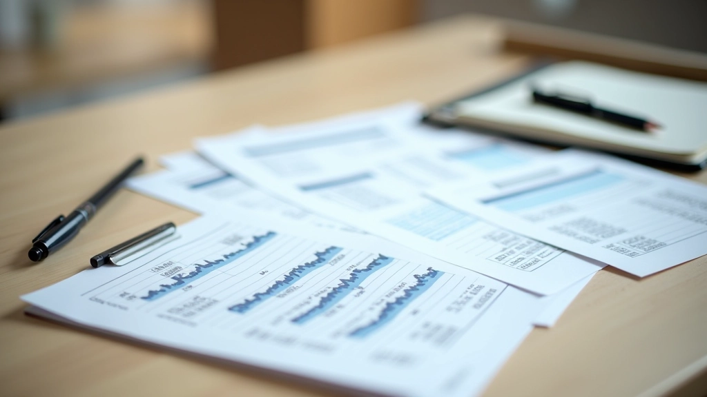 Calculatrice et documents d'estimation de budget automobile sur un bureau