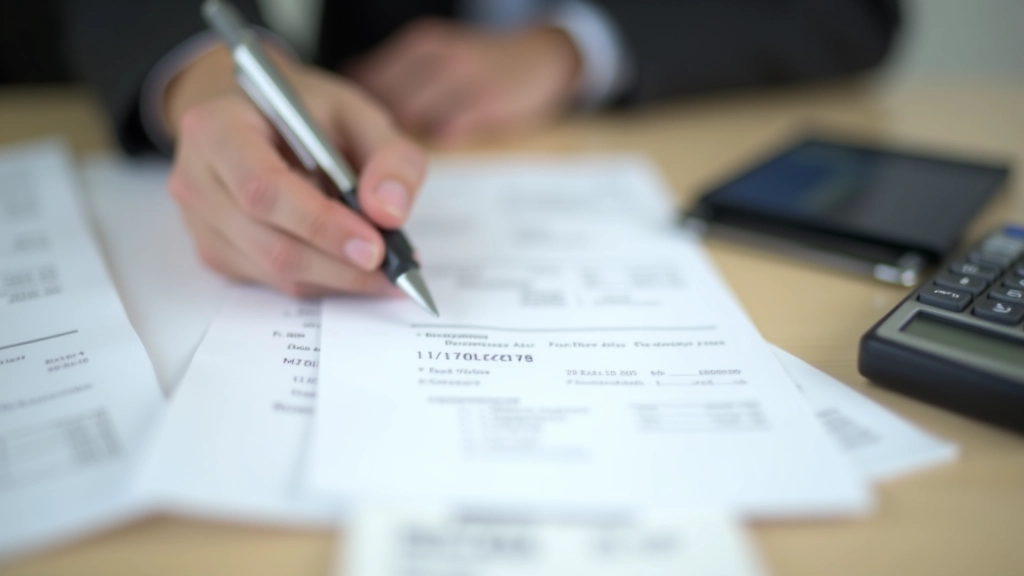 Facture d'assurance automobile et reçu de carburant côte à côte