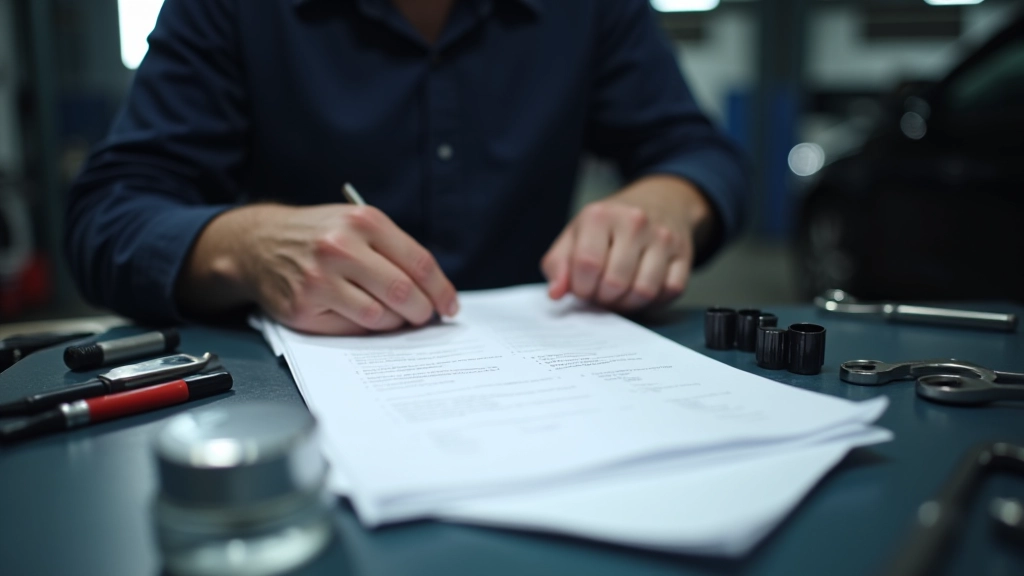 Vérification des coûts d'entretien automobile